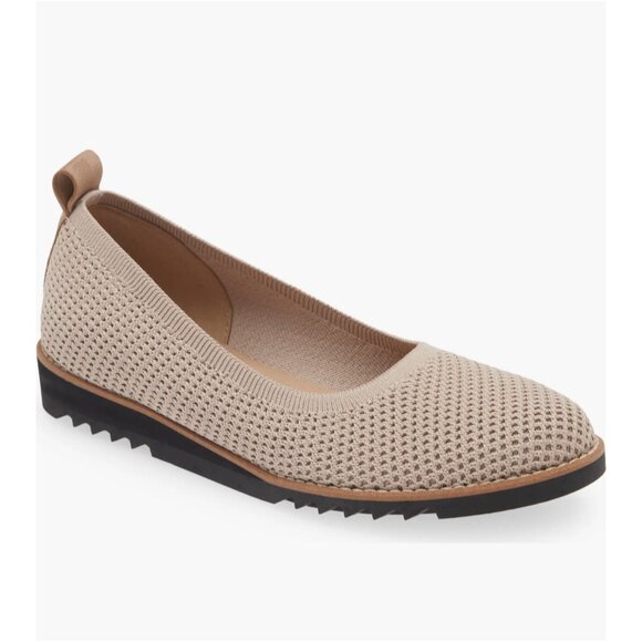 Eileen Fisher Etta Knit Slip-On Shoe in Blush Size 6 - Picture 1 of 15